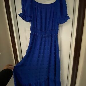 NWT Casual Blue Women's Dress-Large